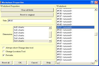 Method 4: from the Select Worksheet screen